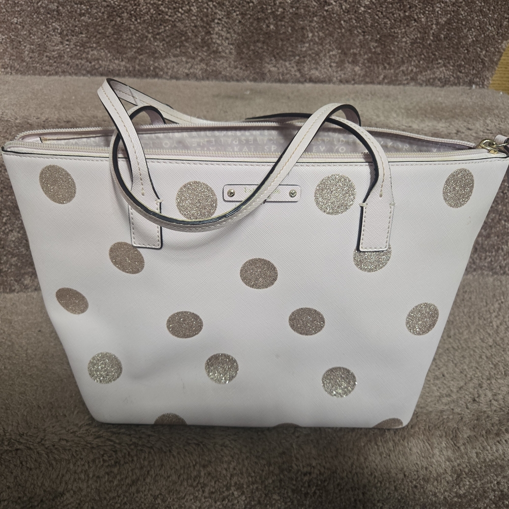 Kate Spade pink Polka Dot Tote